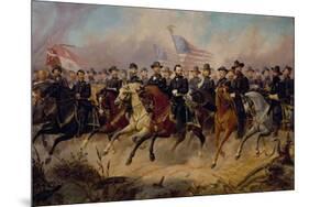 Grant and His Generals, 1865-Ole Peter Hansen Balling-Mounted Giclee Print