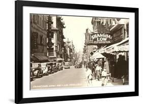 Grant Avenue, Chinatown, San Francisco, California-null-Framed Art Print