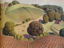 Young Corn, 1931, (1938)-Grant DeVolson Wood-Stretched Canvas