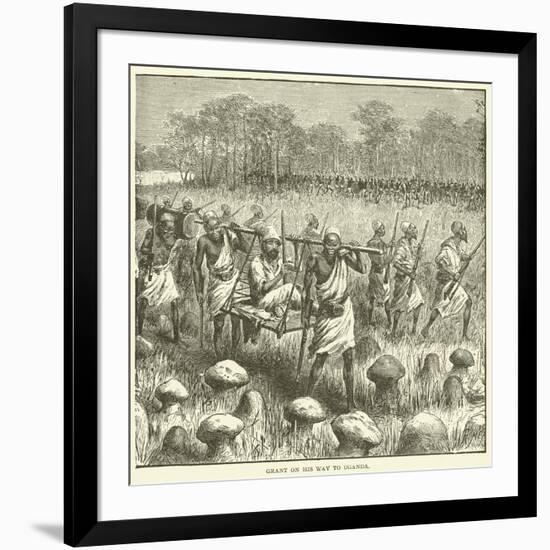 Grant on His Way to Uganda-null-Framed Giclee Print