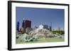 Grant Park, Chicago's Magnificent Mile Skyline, Chicago, Illinois-Cindy Miller Hopkins-Framed Photographic Print