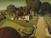"Re print of "Spring 1942"," April 18, 1942-Grant Wood-Giclee Print