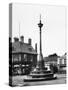 Grantham Market Cross-Fred Musto-Stretched Canvas