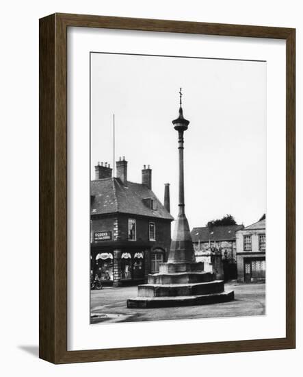 Grantham Market Cross-Fred Musto-Framed Photographic Print