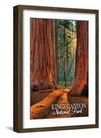 Grants Grove - Kings Canyon National Park, California-Lantern Press-Framed Art Print