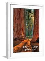 Grants Grove - Kings Canyon National Park, California-Lantern Press-Framed Art Print