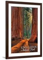 Grants Grove - Kings Canyon National Park, California-Lantern Press-Framed Art Print