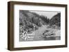 Grants Pass, Oregon - Hell Gate Canyon on Rogue River - Photography-Lantern Press-Framed Photographic Print