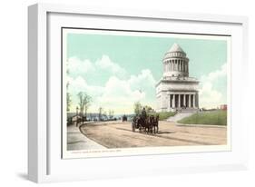 Grants Tomb, Riverside Drive-null-Framed Premium Giclee Print