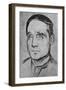 Granville Barker - English-William Rothenstein-Framed Giclee Print