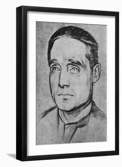 Granville Barker - English-William Rothenstein-Framed Giclee Print