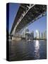 Granville Bridge Spanning False Creek at Granville Island, Vancouver, British Columbia, Canada, Nor-Martin Child-Stretched Canvas