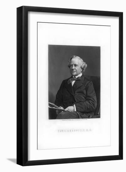 Granville George Leveson-Gower, 2nd Earl Granville, British Liberal Statesman-W Roffe-Framed Giclee Print