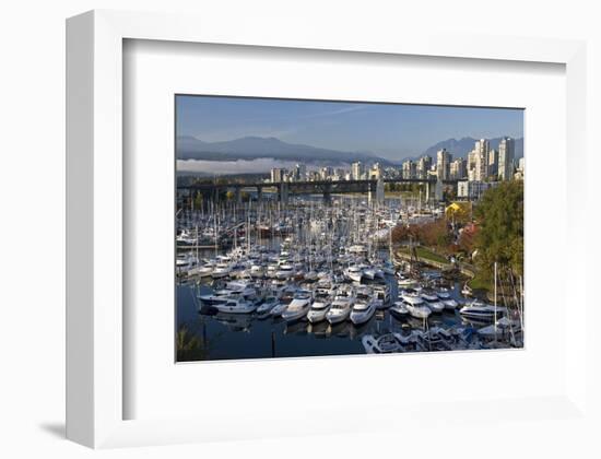 Granville Island Marina-null-Framed Art Print