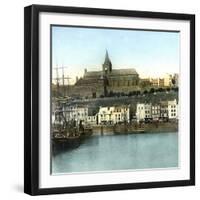 Granville (Manche, France), View of the Port-Leon, Levy et Fils-Framed Photographic Print