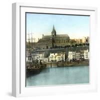 Granville (Manche, France), View of the Port-Leon, Levy et Fils-Framed Photographic Print