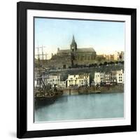 Granville (Manche, France), View of the Port-Leon, Levy et Fils-Framed Photographic Print