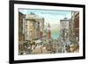 Granville Street, Vancouver, British Columbia-null-Framed Art Print