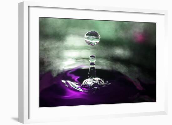 Grape Drink Drop III-Tammy Putman-Framed Photographic Print