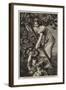 Grape Gathering Near Naples-Paul Alfred De Curzon-Framed Giclee Print