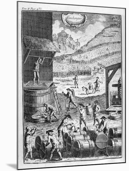 Grape Harvest, 1775-null-Mounted Giclee Print