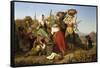 Grape Harvest, 1842-Adolf Richter-Framed Stretched Canvas