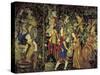 Grape Harvest, C1475-null-Stretched Canvas