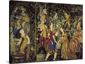 Grape Harvest, C1475-null-Stretched Canvas