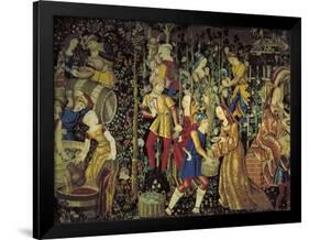 Grape Harvest, C1475-null-Framed Giclee Print