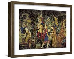 Grape Harvest, C1475-null-Framed Giclee Print