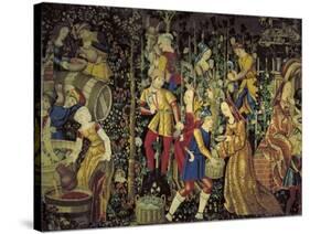 Grape Harvest, C1475-null-Stretched Canvas