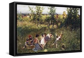 Grape Harvest-Francesco Gioli-Framed Stretched Canvas