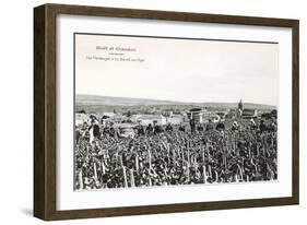 Grape Harvesters, France, Moet et Chandon-null-Framed Art Print