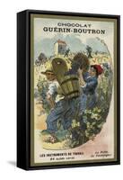 Grape Picker's Basket-null-Framed Stretched Canvas