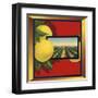 Grapefruit and Orchard - Citrus Crate Label-Lantern Press-Framed Art Print