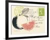 Grapefruit Letter-Z Studio-Framed Art Print