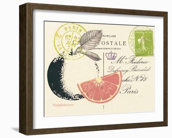 Grapefruit Letter-Z Studio-Framed Art Print