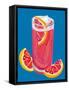 Grapefruit Paloma Blue-Alice Straker-Framed Stretched Canvas