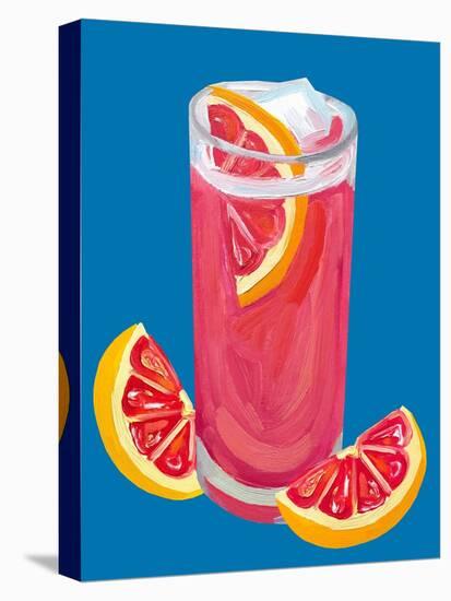 Grapefruit Paloma Blue-Alice Straker-Stretched Canvas