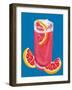 Grapefruit Paloma Blue-Alice Straker-Framed Photographic Print