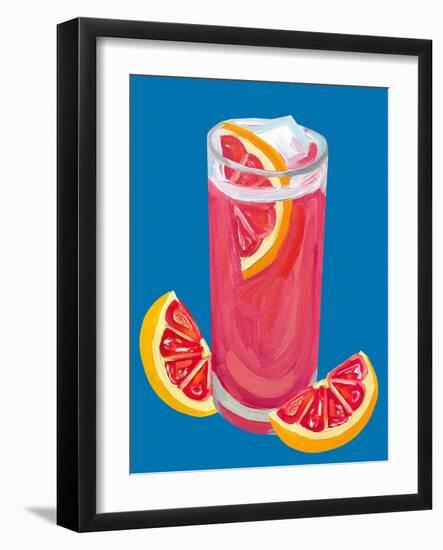 Grapefruit Paloma Blue-Alice Straker-Framed Photographic Print