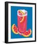 Grapefruit Paloma Blue-Alice Straker-Framed Photographic Print