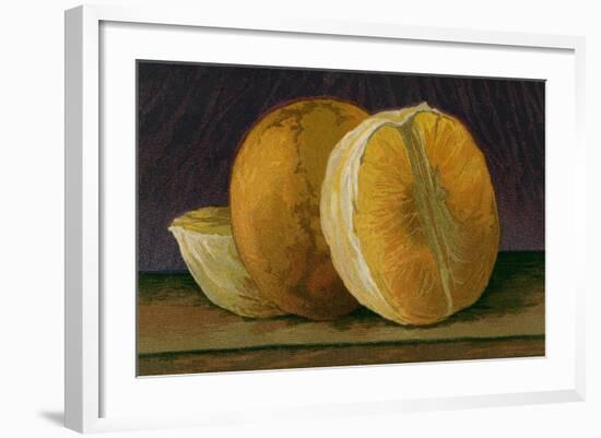 Grapefruit-null-Framed Art Print