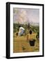 Grapeharvest in Sitges-Joaquim de Miro y Argenter-Framed Art Print