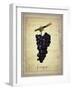 Grapes 1-Natasha Wescoat-Framed Giclee Print