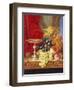 Grapes and a Peach with a Tazza on a Table at a Window-Edward Ladell-Framed Giclee Print