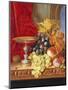 Grapes and a Peach with a Tazza on a Table at a Window-Edward Ladell-Mounted Giclee Print