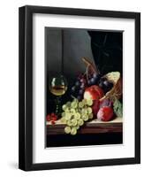 Grapes and Plums-Edward Ladell-Framed Giclee Print