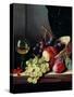 Grapes and Plums-Edward Ladell-Stretched Canvas