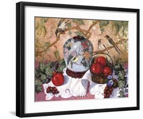 Grapes and Pomegranates-Francie Botke-Framed Art Print